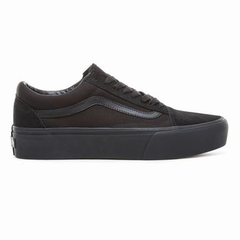 Női Vans Platform Old Skool Platform Cipő VA8609421 Fekete